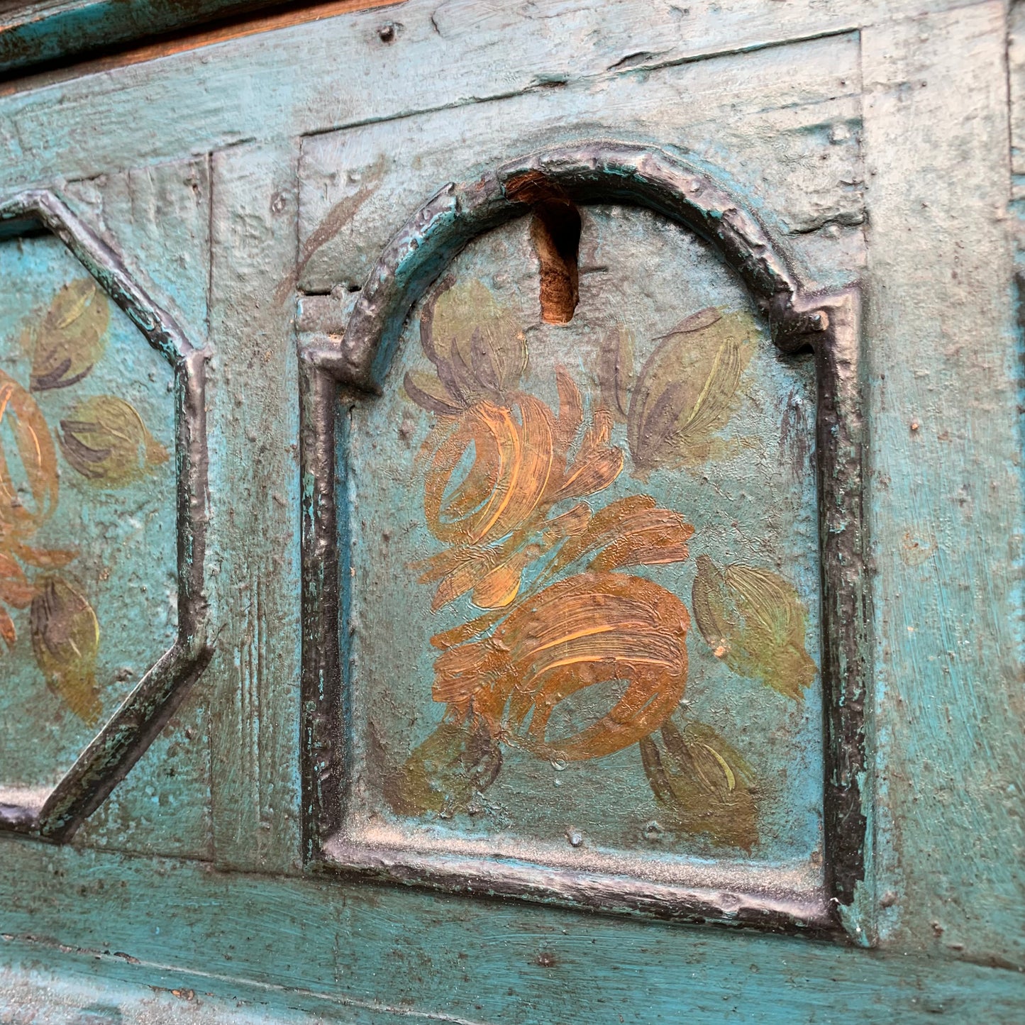 Lacquered chest