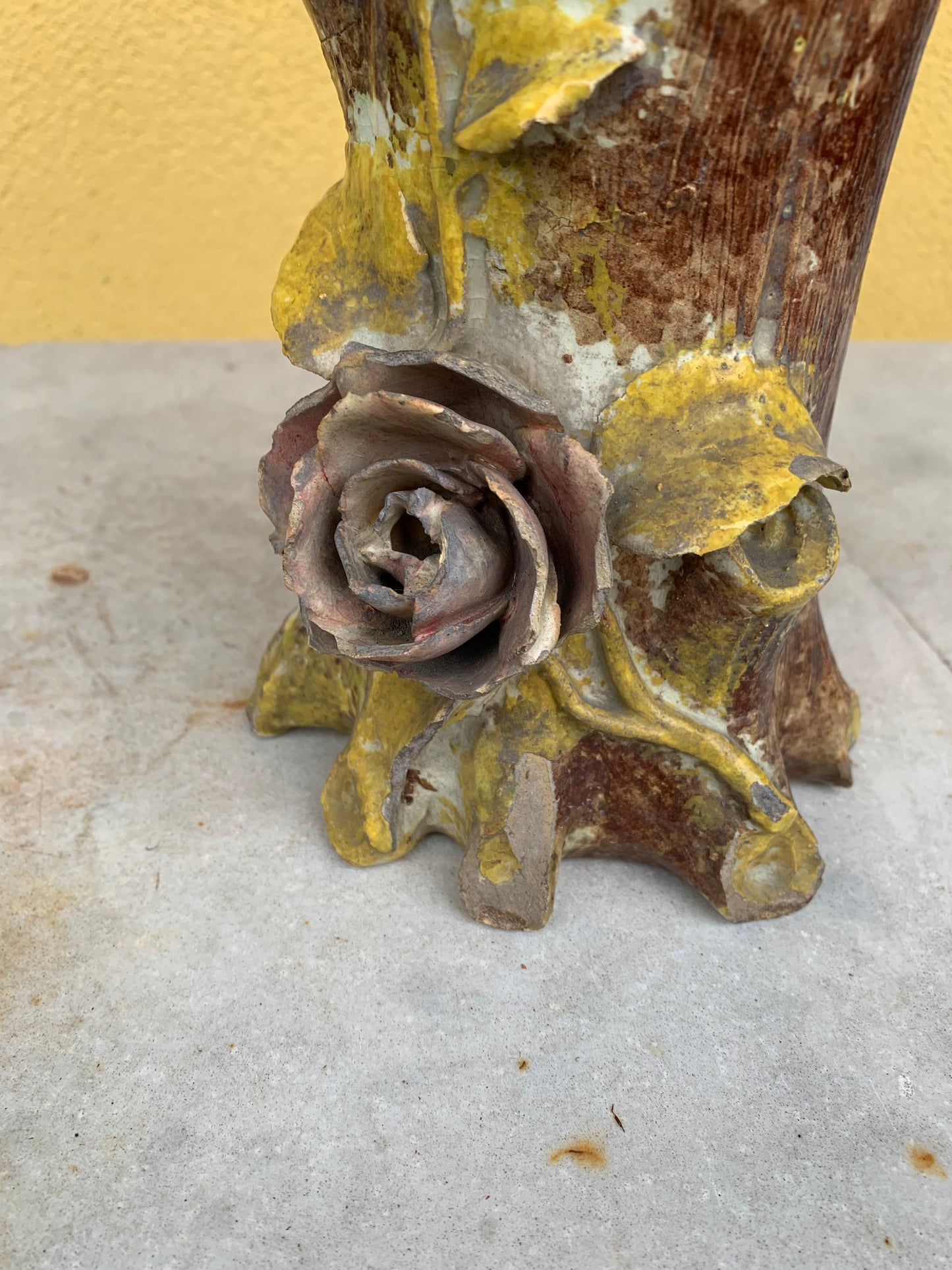 Terracotta vase