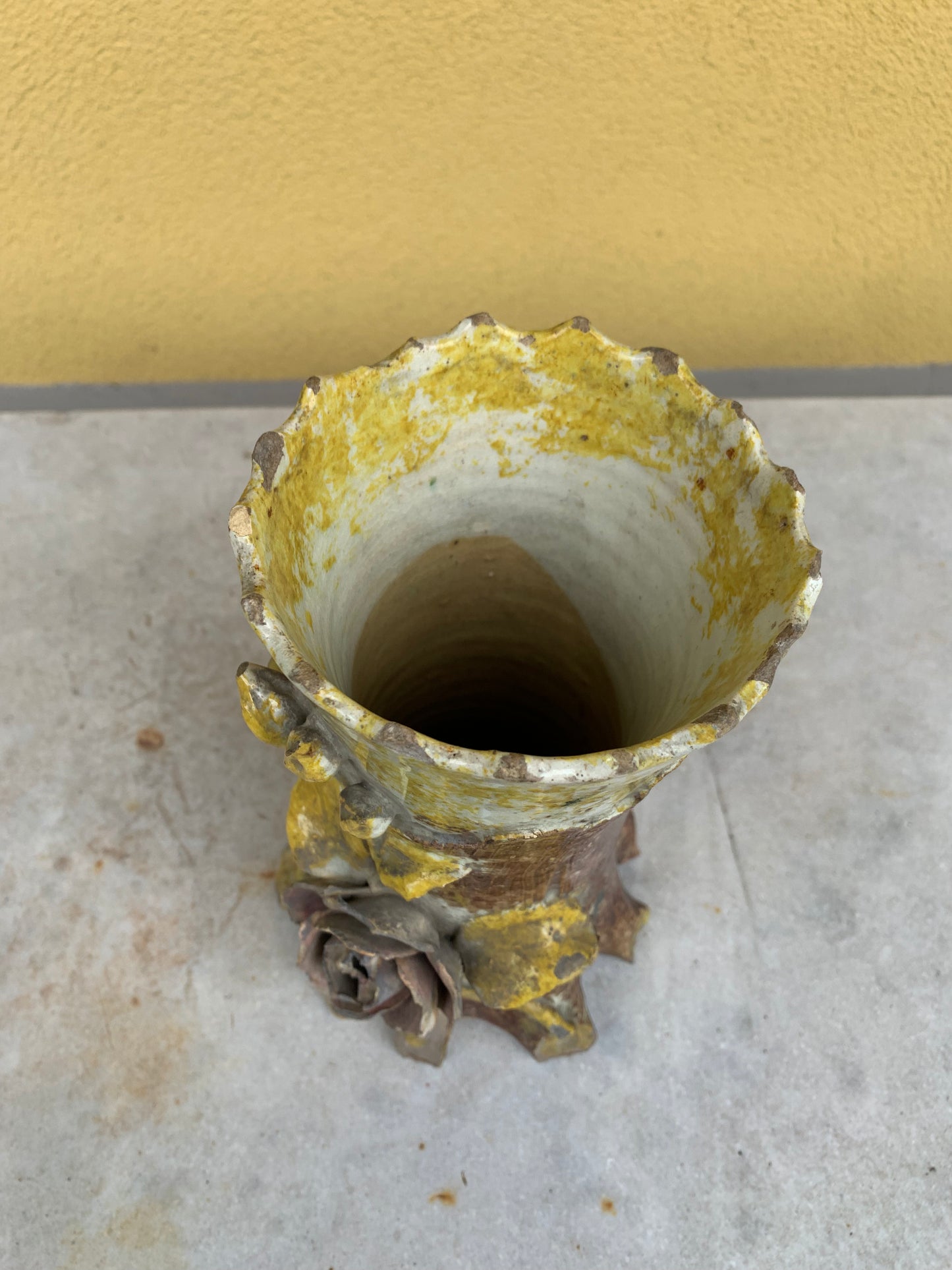 Terracotta vase