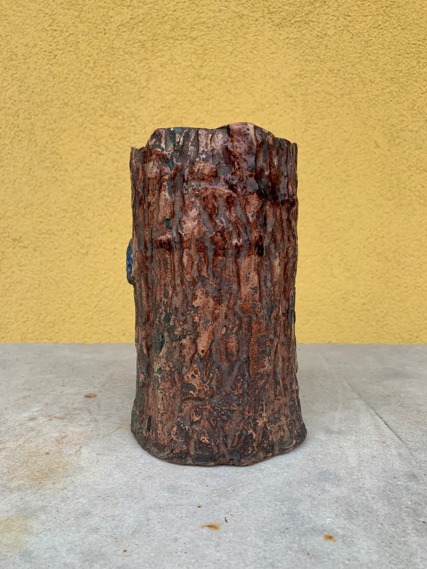 Terracotta vase trunk