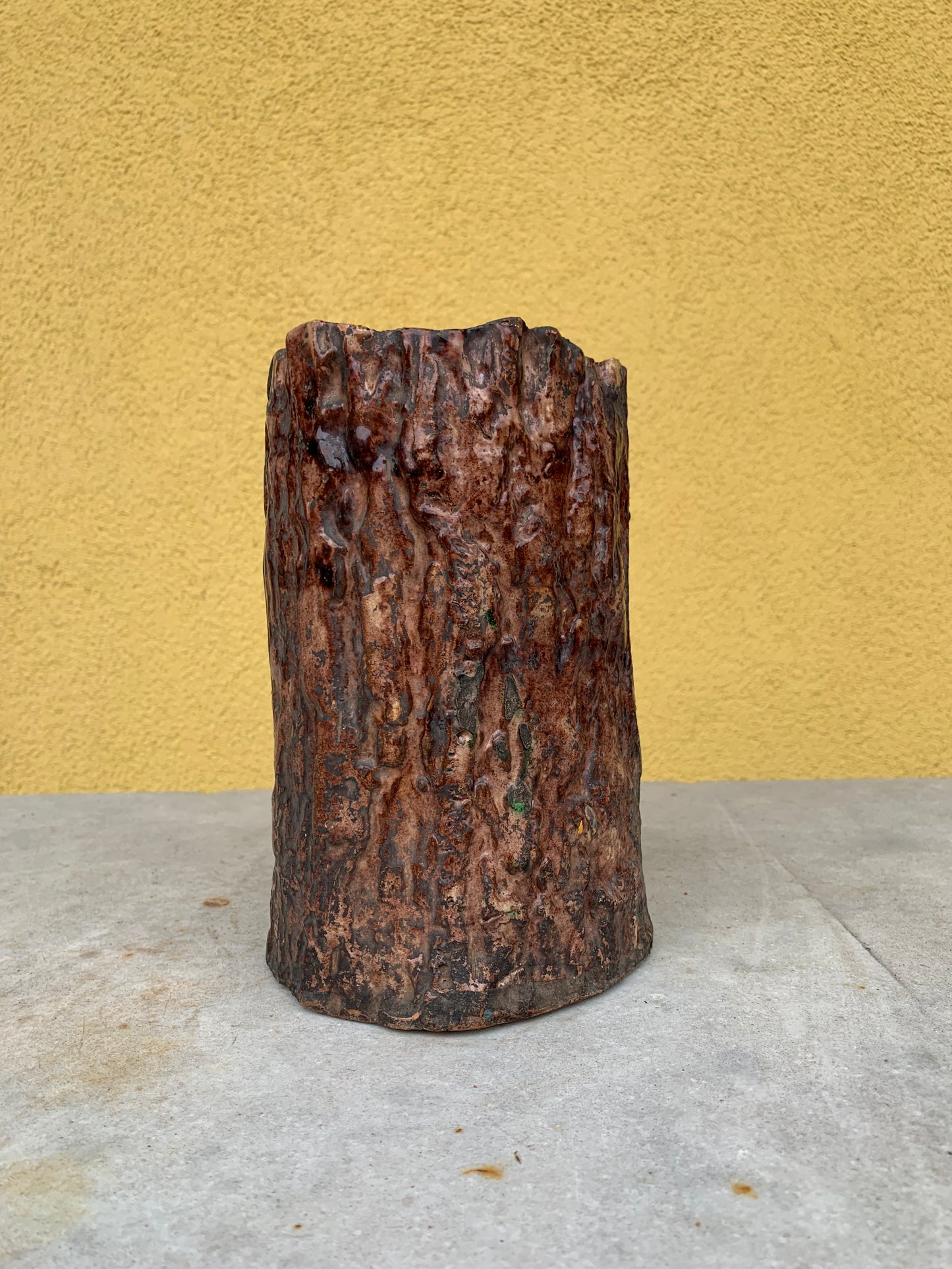 Terracotta vase trunk