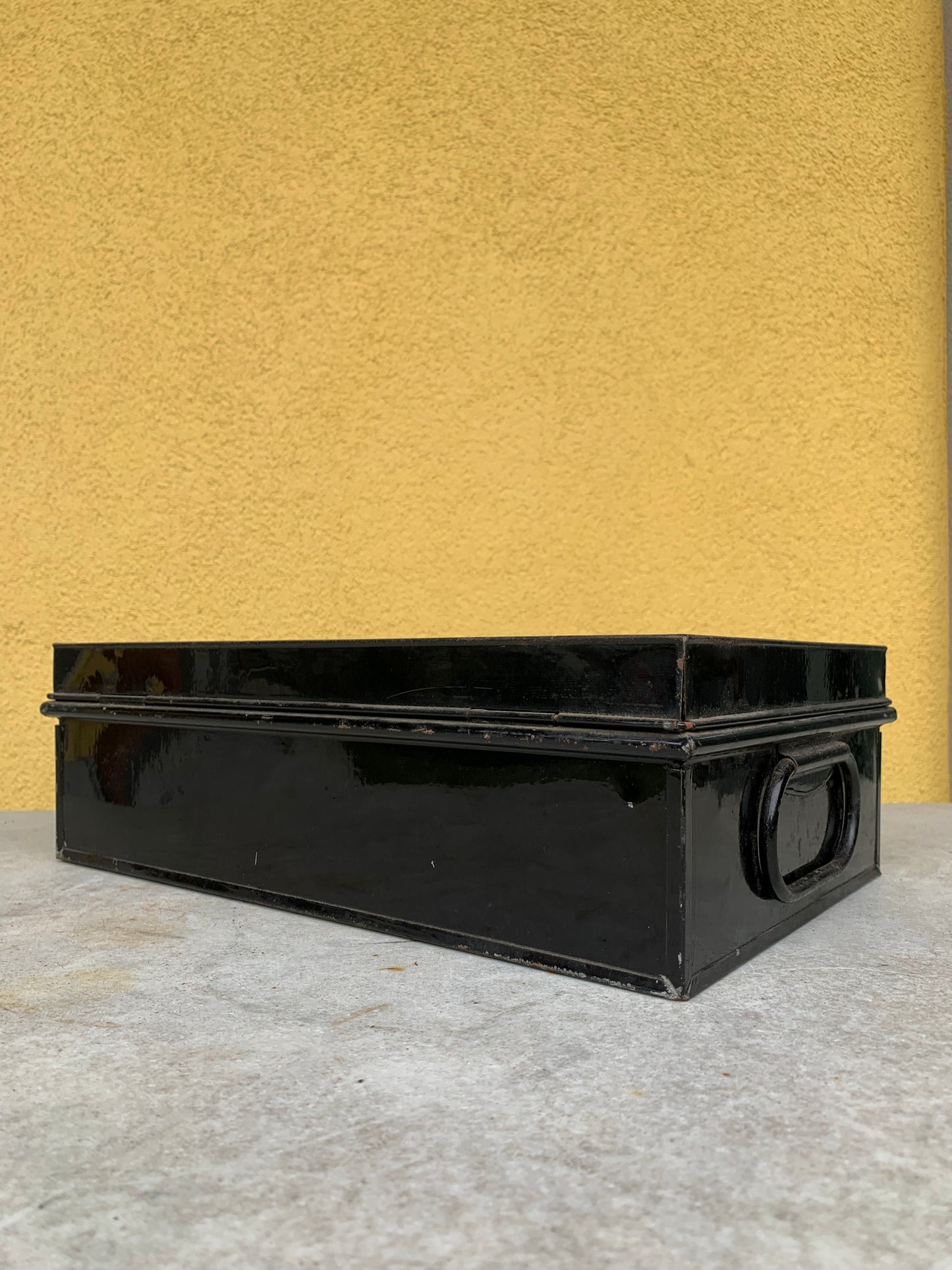 Metal document box D. E. Gibson