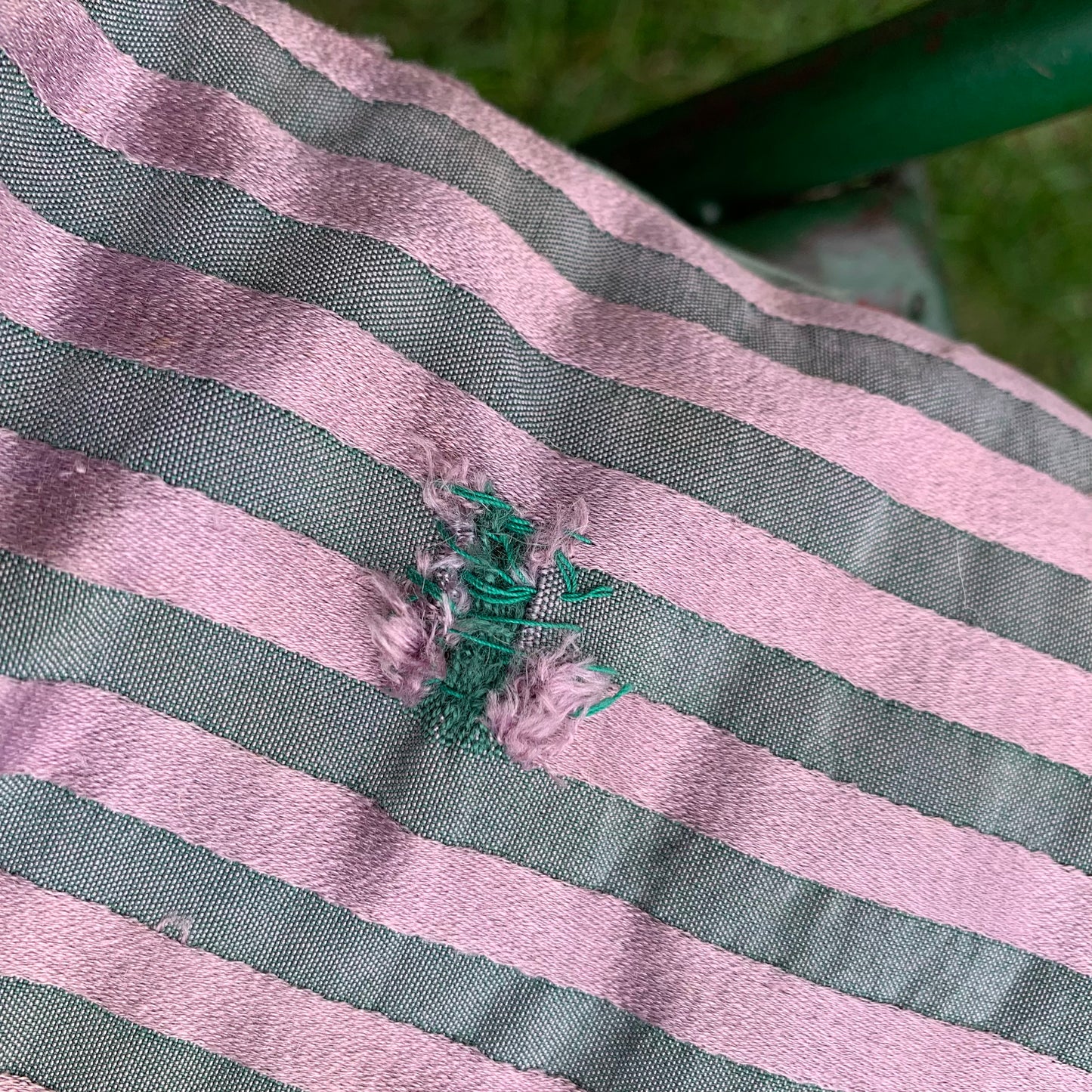 Vintage embroidered pillow