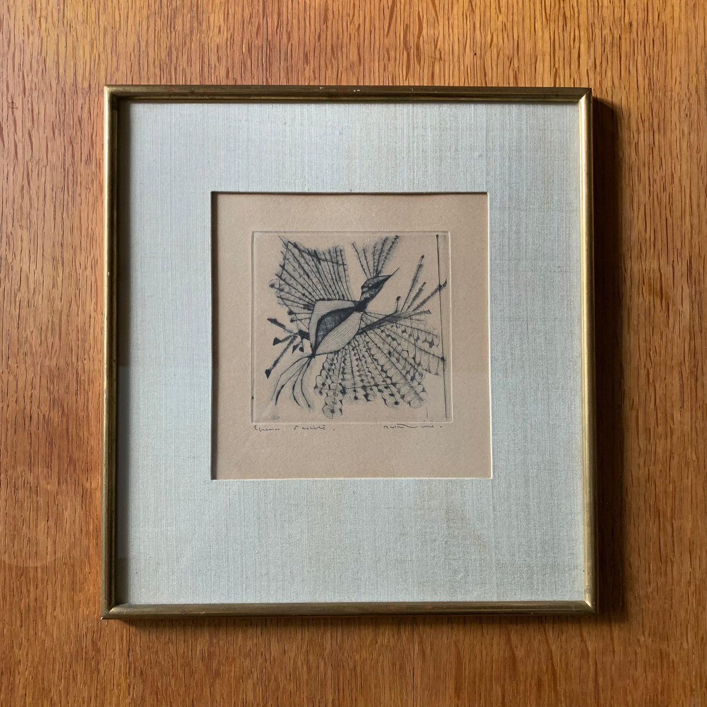 Framed print Abstract Bird