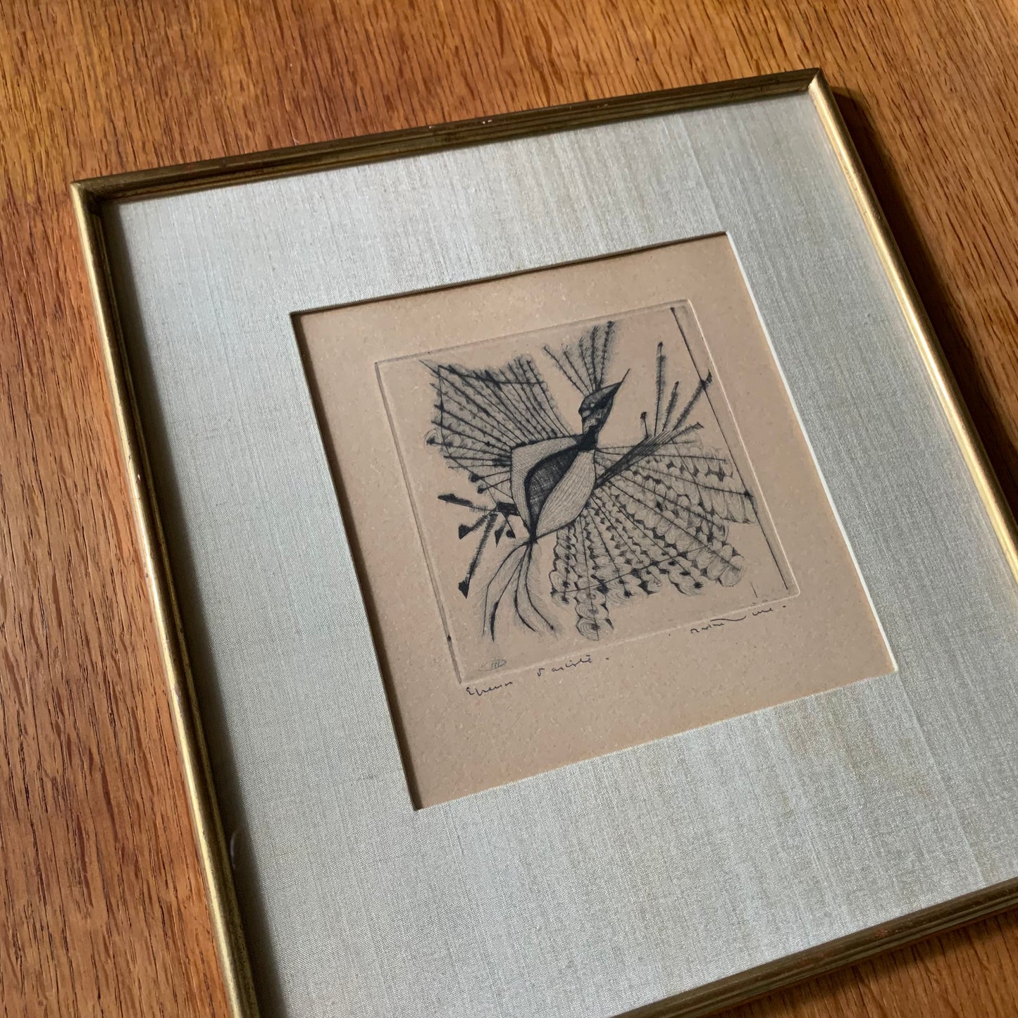 Framed print Abstract Bird
