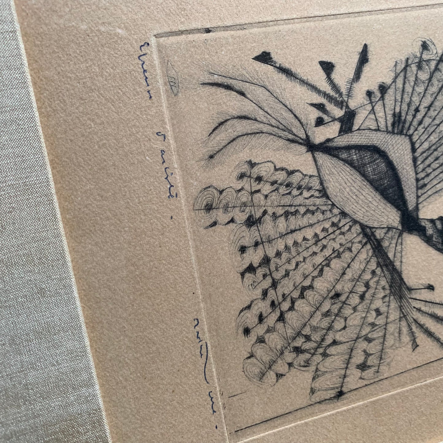 Framed print Abstract Bird