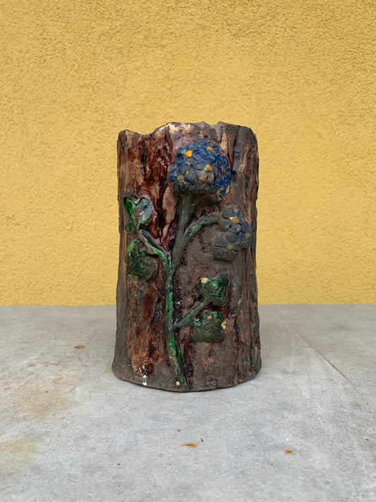 Terracotta vase trunk