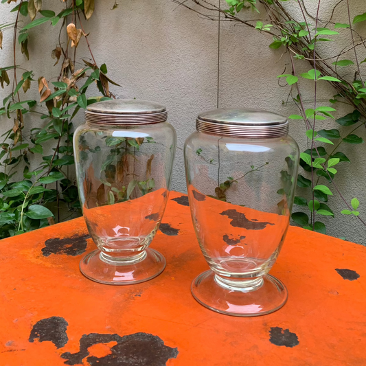 Storage jars (set of two)