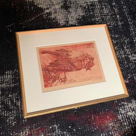 Framed print Abstract Bird